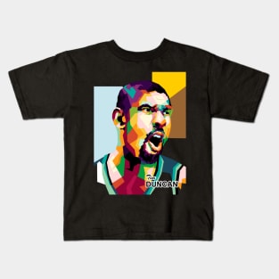 Basketball Players In Illustration Kids T-Shirt